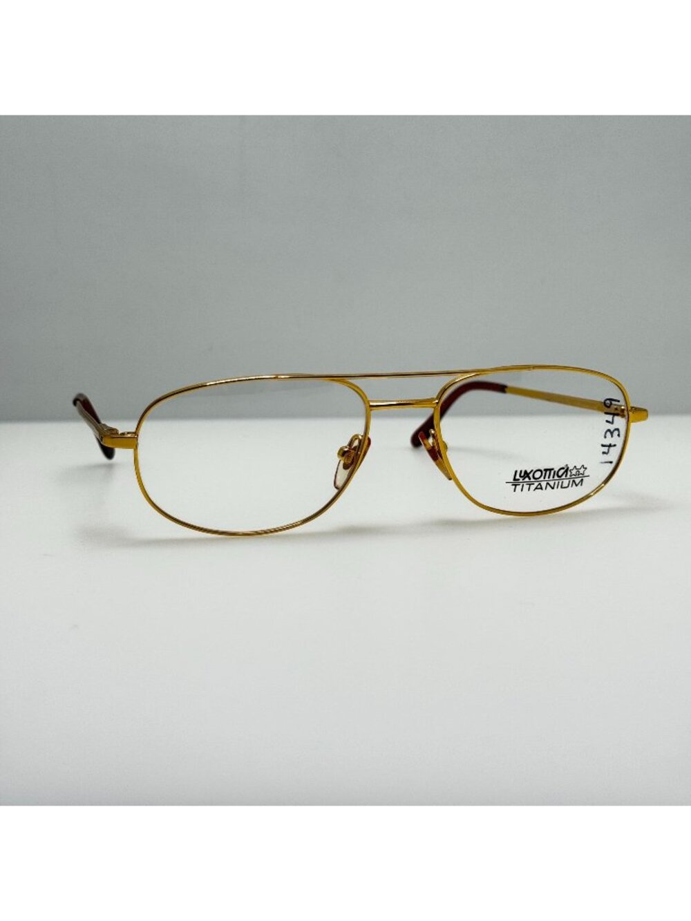 Luxottica Eyeglasses Eye Glasses Frames Titanium 1038 GP 53-17-135